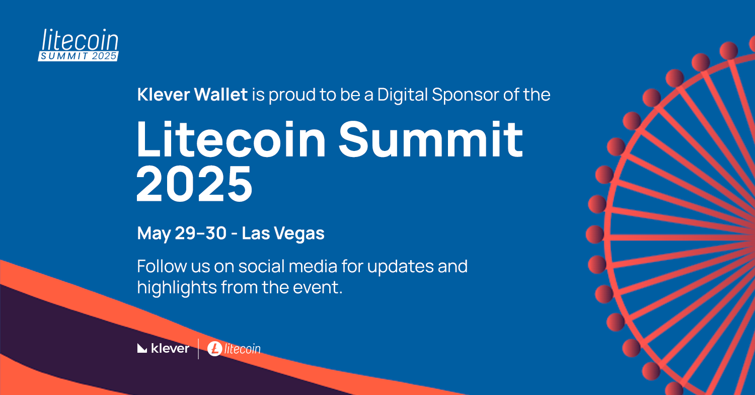 Klever Wallet announced as a Digital Sponsor for Litecoin Summit 2025, strengthening its commitment to decentralized finance and multi-chain support.