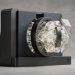 Minimalist 3D concept visual of a mechanical vault mechanism encasing a glowing, fractured geometric core, representing AI alignment and industry slowdown risks.